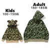 Kids todlers hoodies Mens womens Hoodie 육아 소년 소녀 자켓 원숭이 청소년 베이비 코트 Tracksuit Fleece Sweatshirt Crewneck hoody Black Family Matching Outfits