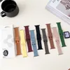 Weiches Silikonarmband für Apple Watch iWatch 7, 6, 2, 3, 4, 5, Serie 38 mm, 42 mm, 40 mm, 44 mm, 41 mm, 45 mm, Ersatzarmband mit Einzelhandelsverpackung