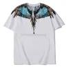 Chaopai Mb Wing Men's and Women's T-shirt Marcelo Classic Printed Feather Short Sleeve Summerbfy3 19