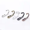 Single Prong Metal Clothers Hanger Hook Archaize Coat NeckerChief Hanger Hook Bak Dörrar Vägg Nyckelväska hattkrokar Hemförsörjning Th0665