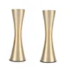 Vases 2PCS Small Flower Vase Modern Decorative For Home Decor Wedding Or Gift(Gold)