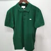 Polo för män T-shirts av hög kvalitet fransk krokodil Polo Homme sommarskjorta Broderi T-shirts Street Trend Skjorta Topp T-shirts