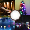 Glow Ball Light 3,15 pouces Lampes d'extérieur Glowing Pool Lights Waterproof Garden Colorful Color