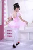 Desgaste de la etapa 3-16Y Niño El lago de los cisnes Traje de ballet Junior Show Dancewear Niñas Leotardo Tutu Vestido de baile Ropa de baile para niños pequeños