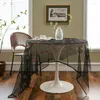 Table Cloth Lace Tablecloth Exquisite Flower Dining Cloths Home Embroidery Cover Wedding Party Candlelight Decoration