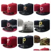 Ball Caps Man Woman Wholesale Fitted Hats Baseball Team Snapback Hat All Football Pom Poms Winter Knitted Cap Adjustable Sport Dhrdx