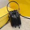 Luxury Drawstring basket bag Womens mens Designer top handle tote Bag Embossing Genuine leather handbag Shoulder clutch crossBody lady duffle Purses bags