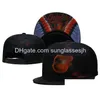Casquettes de baseball Designer unisexe de luxe Snapbacks Hat All Team Logo Hats Meshsnapback Sun Flat Cap Sports de plein air Snapback Fitted Hip Hop E Dhevi