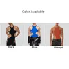 Herrtankstoppar kläder män väst skjortor ärmlös Slim Fit 2023 Solid Color Beach Streetwear Casual T-shirt Clubwear Crew Neck
