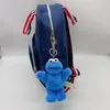 Wholesale plush doll Elmo doll sweet cookie monster pendant Yellow big bird toy cute backpack pendant