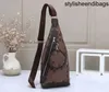 stylisheendibags Man Designer Duo Bag Avenue Monogrammen Lederen Schouder Cross Body Borst Sling Rugzak Heren Anti-Dief Crossbody Persoonlijke Pocket Tassen Portemonnee