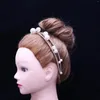 Hair Clips Korean Bride Pearl Sen Series 2023 Band Fairy Beauty Evening Wear Female Japanese And Gilded Po Accessor