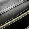 9A дизайнерские сумки овчина Woc Woc Chain Sumbams Toping Black Leather Gold Logo Swork
