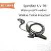 Talkie-walkie BAOFENG UV-9R Plus casque à Tube acoustique à Air caché étanche pour UV-XR A-58 UVXR UV9R GT-3WP Radio 2 voies