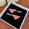 Barrettes Top Top 3 Color Design Triangle Hairpin New Fashion Women 헤어 밴드 고품질 보석 공급 장치 6253