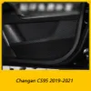 Para changan cs95 2019-2021 adesivos de carro autoadesivos de fibra de carbono vinil adesivos de carro e decalques acessórios de estilo de carro