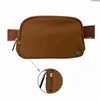 Waist Bags New Yoga everywhere chest belt Bag fleece Designers woman Outdoor sport Luxurys men Crossbody lulu fanny pack Teddy bags wholesale Nylon waist bum bag