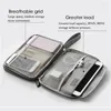 Storage Bags Black And Grey Multi-functional Business Travel USB Cable Bag Organizer Electronics Case Digital Gadget Package