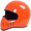 Hełmy motocyklowe pełne twarz Vintage Helmet02-F Retro Helmet Tokyo Style Motobikeco Casco Moto