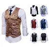 Heren Vesten Britse Stijl Mode Double Breasted Slim Fit Vest Voor Mannen Business Casual Dagelijkse Kleding Feestpak Vest