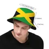 Baretten Reizen Hoofddeksels Jamaica Vlag Accessoires Bob Hoed Hip Hop Tiener Zonnehoeden Ispoti UV Bescherming Vissen Outdoor