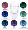 Face Massager Pon Therapy 7 Colors LED Mask With FaceNeck Beauty Anti Acne Wrinkle Whitening Skin Care Tools For Spa 230621