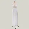 Casual Dresses Elegant V Neck Evening Dress Tunic Cocktail Party Sexy White Long Robe For Wedding Guest Princess Birthday
