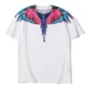 Chaopai Mb Premium Jungle Pink Blue Winged Cotton Short Sleeve T-shirt Men's and Women's T-shirts9ls