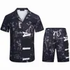 Casablanc-s 22ss designer shirts Masao San print mens casual shirt womens loose silk shirt short sleeves luxury t-shirt highquality tees size M-3XL #827