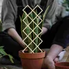 Decorative Flowers 2 Pcs Climbing Frame Wooden Supports Playpen DIY Garden Trellis Rack Decor Potted Plants Holder