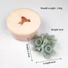 Pişirme Kalıpları 3D Çiçekler Şekil Silikon Kalıp Kek Çikolatalı Mum Sabun Kalıp Diy Aromatherarpy Ev Dekorasyon El Sanatları Araçları
