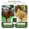 Decorative Flowers 3pcs Chicken Cage Cushions Mats Nesting Box Artificial Grass