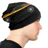 Bérets à la mode Cool noir et Orange américain Muscle voiture tricot bonnet chapeau hommes femmes hiver bricolage casquette tendance mignon ordinateur portable Nature