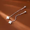 Stud Earrings Fashion Simple Chain Tassel Drop For Women Long Dangle Earring Piercing Ear Line Accessories Thin Mini Trendy Jewelry