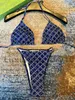Traje de baño de verano para mujer Skims Conjuntos de dos piezas Trajes de baño Budysuit bikinis Malla Transpirable Casual Carta trajes de baño Vacation Beach Bikini Set Traje de baño