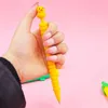 قلم رياض الأطفال 2PCS الإبداعية CART CORT CANTUS SILICONE SILICONE LIVE قلم رصاص ميكانيكي 0.5 ملم فاكهة النشاط
