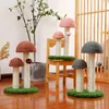 Tiragraffi per mobili per gatti Cute Cactus Pet Cat Tree Toy con pallina tiragraffi per gatto Kitten Climbing Mushroom Condo Protecting Furniture Fast Delivery 230621