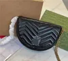 Borsa a catena trapuntata tipo V da donna firmata Marmonts serie Borse a tracolla a tracolla Ophidia lady Portafoglio messenger Gs di alta qualità Borse Hobo dhgate Sacoche 746431