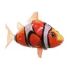 Fernbedienung Hai Spielzeug Luft Schwimmen Fisch RC Tier Infrarot Fliegen Ballon Clown Fisch Für Kinder Weihnachten Geschenk Dekoration