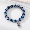 Classic Design Animal Charm Bracelet 10MM Blue Evil Eye Beads Bracelets Jewelry for Gift