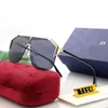G Новые полумочные солнцезащитные очки Designer для мужчин и женских уличных фотографий влияют на солнцезащитные очки 7128.