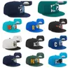 Snapbacks Hats Designer Baseball Hat All Team Logo broderi platt fotboll basket justerbar mössa mesh beanies monterad hatt utomhus sport mössa med original tagg