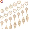 Broches Broches Cordial Design 50 Pcs Bijoux Accessoires DIY Fabrication Véritable Or Placage Cubique Zircone Charmes Faits À La Main Ongles Conclusions 230621