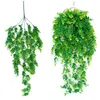 Dekorative Blumen, künstliche Pflanzen, Ranken, grüne Eukalyptusblätter, Girlanden, künstliche Pflanzen, DIY, Wandbehang, Haus, Garten, Outdoor, Hochzeit, Party