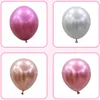 100 stks 10 Inch Party Decoratie Latex Goud Ronde Ballon Bruiloft Ballonnen Effen Kleur Gelukkige Verjaardag Anniversary Decor Ballonnen TH0244