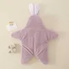 Pai Da Xing Pajamas Clothes Star Delu Sleeping Bags Autumn and Winter Baby Bodysuit Anti Kick Quilt Thickened Cotton Clip swaddle fleece