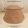 Beanies Casual Fashion Three Breasted Bucket Hat Unisex Solid Color for Women Girls Year Presents Valentine's Gift Her