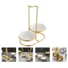 Dinnerware Sets Soup Spoon Colander Holder Kitchen Supply Tableware Supporter Rack Stainless Steel Scoop Stand