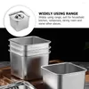 Dinnerware Sets Stainless Steel Taste Cup Kitchen Seasoning Jar Spice Canister Versatile Pot Storage Salt Organizer