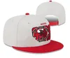 Gorące wszystkie logo drużyny Snapback Hats Projektanci Flat Ball Hat Baseball Haft Haft Bawełna piłka nożna Regulowana czapka z siatki czapki Zamocowane kapelusz na zewnątrz sportowy czapka sportowa